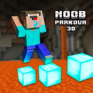 Play Noob Parkour 3D Online