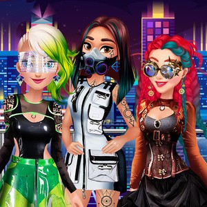 Play Cyberpunk City Fashion Online