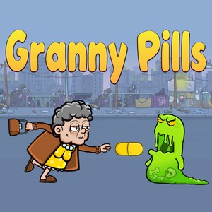Play Granny Pills - Defend Cactuses Online